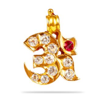 Stone Shiva Om Pendant