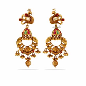 Fantasy Women Peacock Earrings