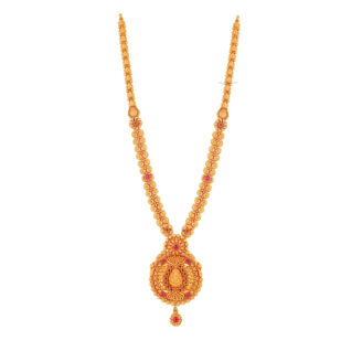 Sensuous Gold Long Necklace