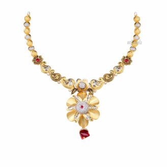 Supernal Floret Women Short Necklace