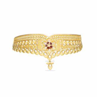 Gold Ruby Choker