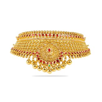 Seductive Gold Balls Antique Women Choker