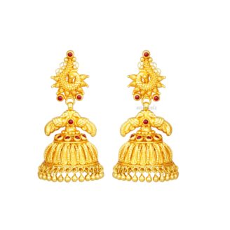 Golden Peacock Jhumkka