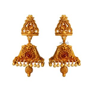 Voluminous Gold Jhumkka Women