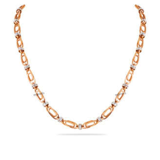 Rose Gold Grandeur Mens Chains