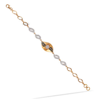 Beautiful Leaf Gold Bracelet
