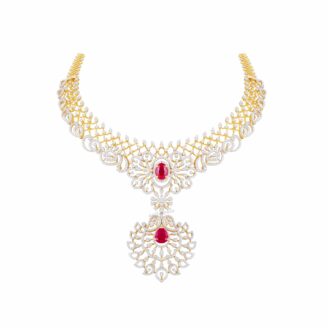 Floral Diamond Necklace