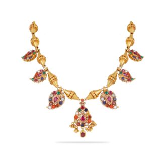 Navarathna Mango Necklace