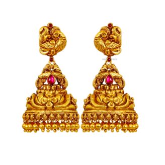 Luminous Gold Jhumkka