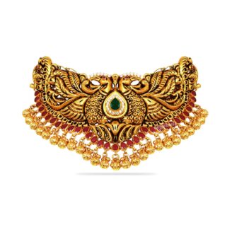 Antique Freakish Peacock Necklace
