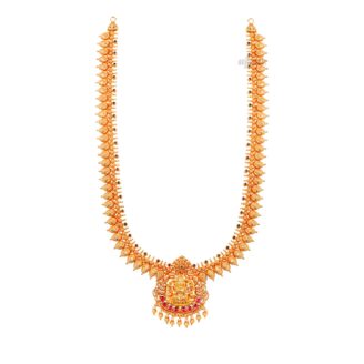 Antique Lakshmi Mango Kemp Stone  Women Long Necklace