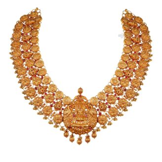 Nagas Lakshmi Kasu Long Necklace