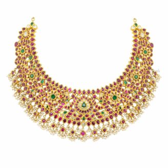 Antique Kundan Choker/Short Necklace