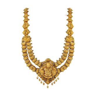 Layered Lakshmi Nagas Long Necklace