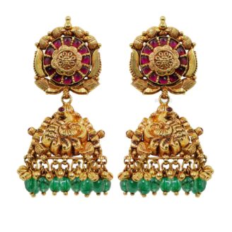 Traditional Antique Paksha Jhumkas