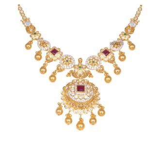 Women Precious Stone Short Necklace