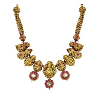 Antique Kundan Nagas Short Neckalce