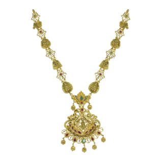 Floral Antique Short Necklace