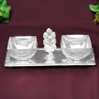 Silver Sandhana Kumkum Kinnam