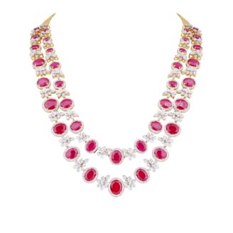 Luminous Women Diamond  Short Necklace