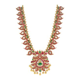 Bridal Kundan Polki maanga long necklace