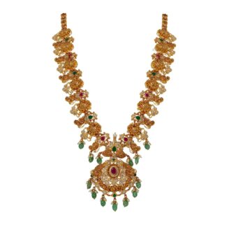 Antique Hyderabad Long Necklace