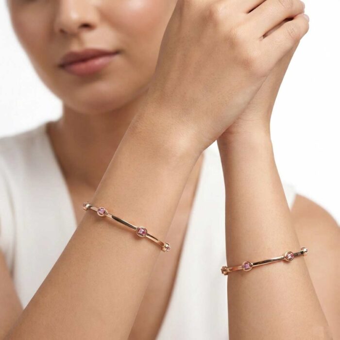 18k gold bangles, minimalist gold bangles, ruby gold bangles, everyday wear bangles.
